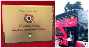Riconoscimento da Eccellenze Italiane a I Love Rome City Tour
